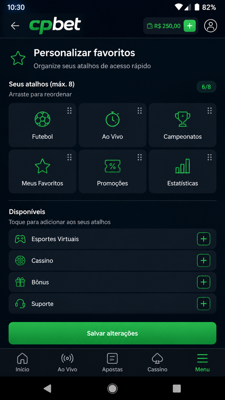 cpbet screenshot