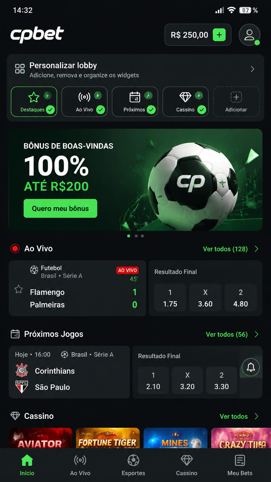 cpbet screenshot