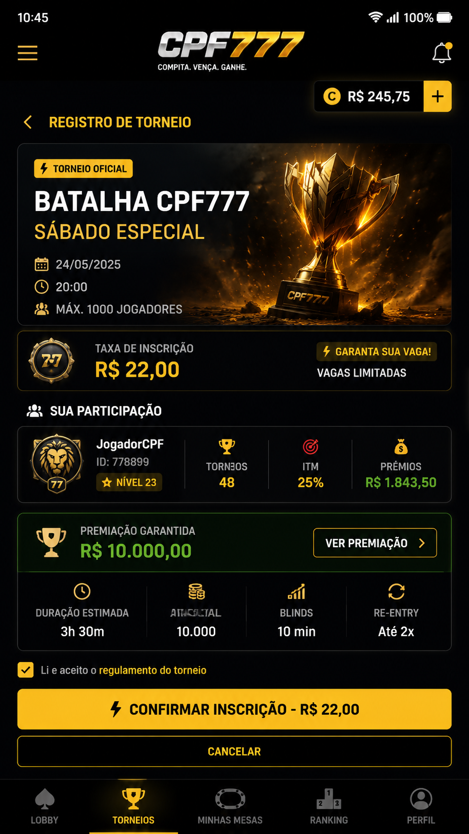 cpf777 screenshot
