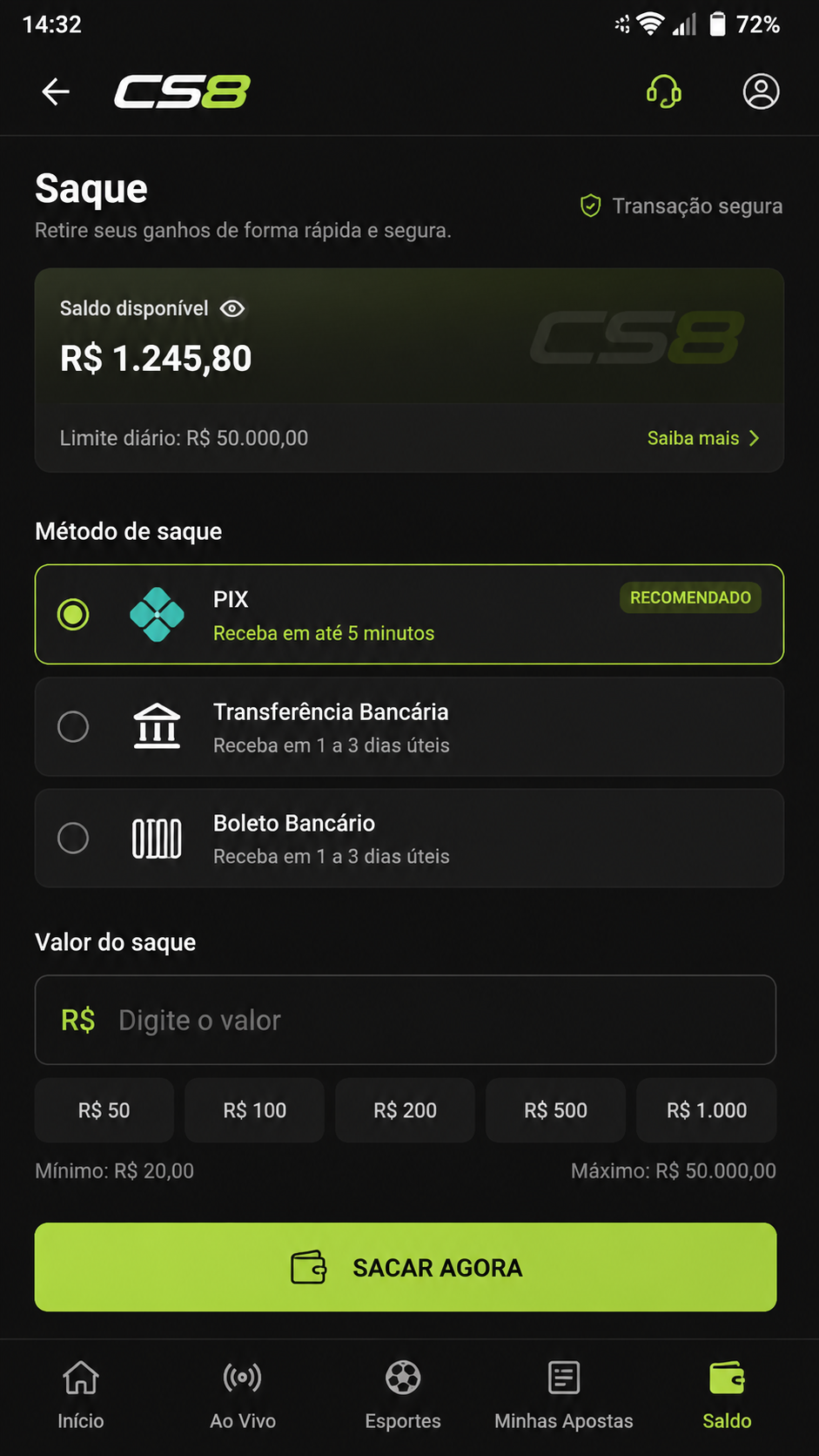 cs8 screenshot