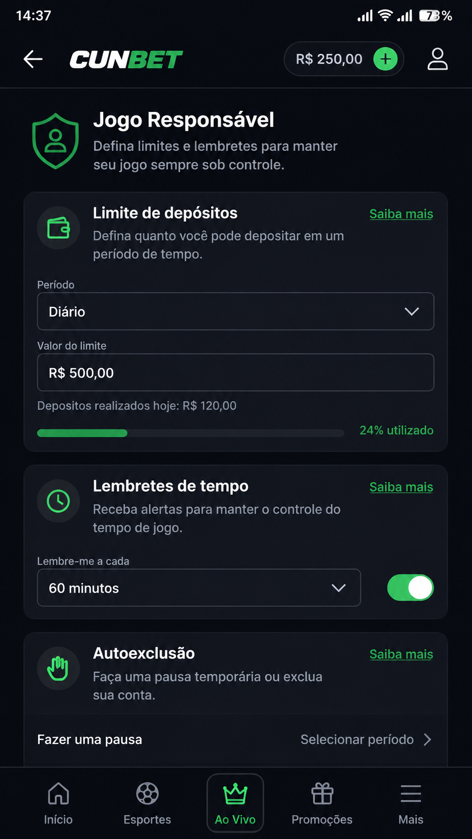 Cunbet screenshot