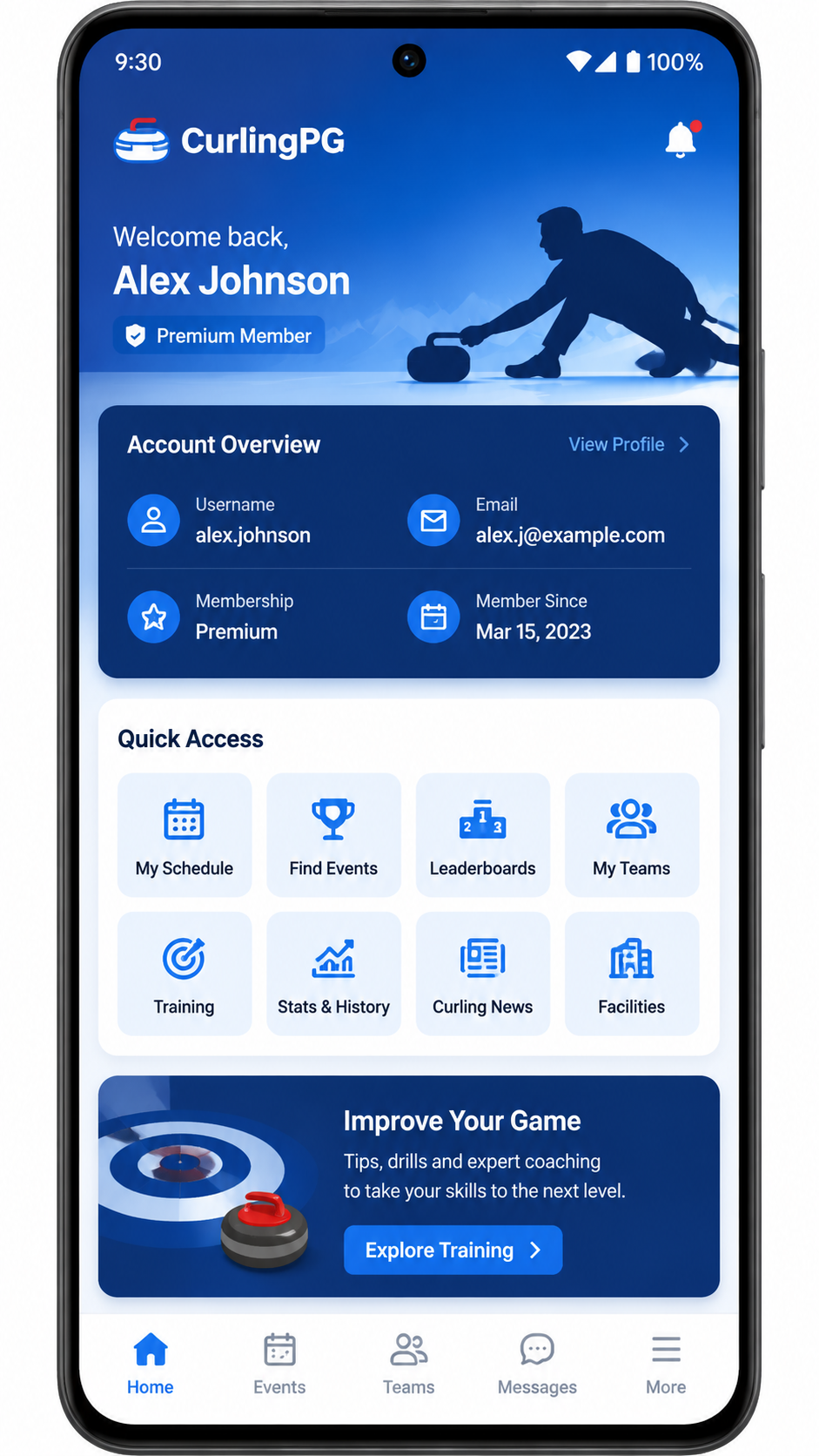 curlingpg screenshot