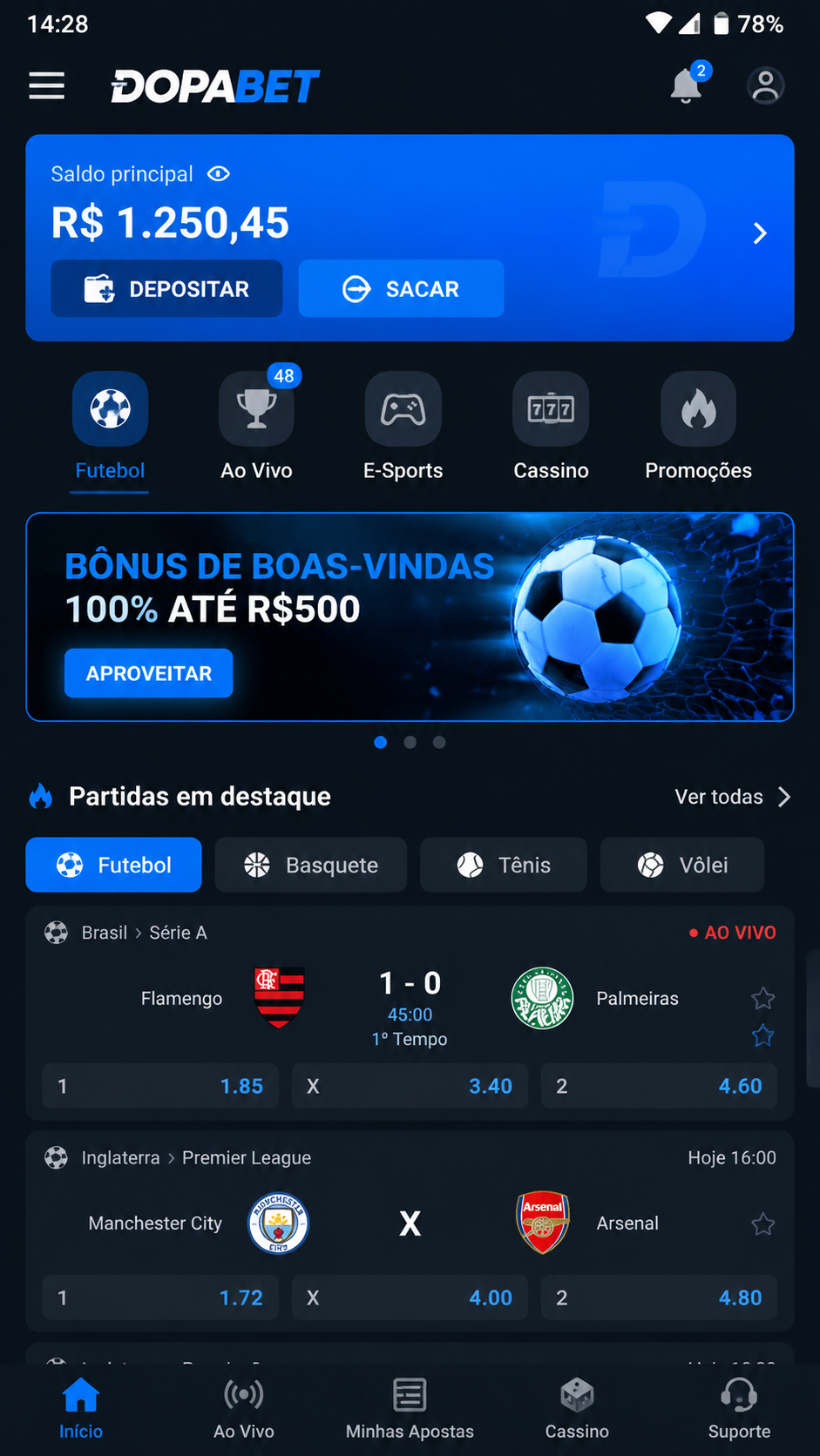 dopabet screenshot