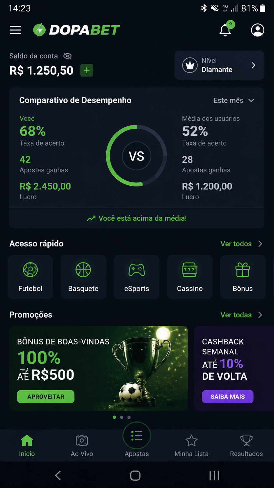 dopabet screenshot