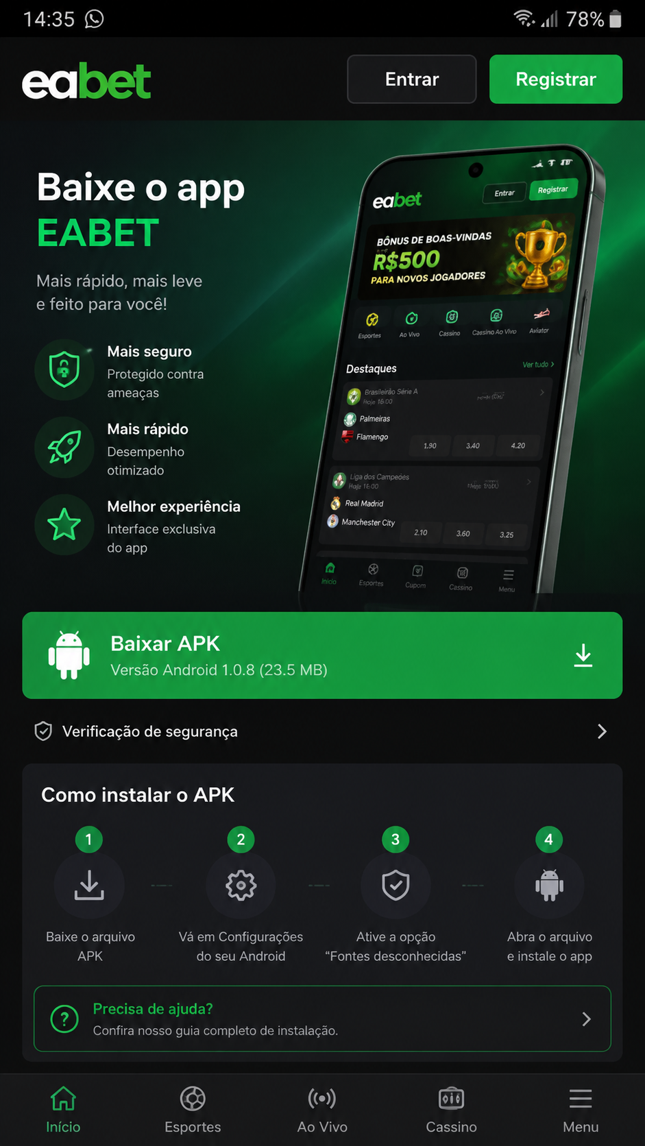 eabet screenshot