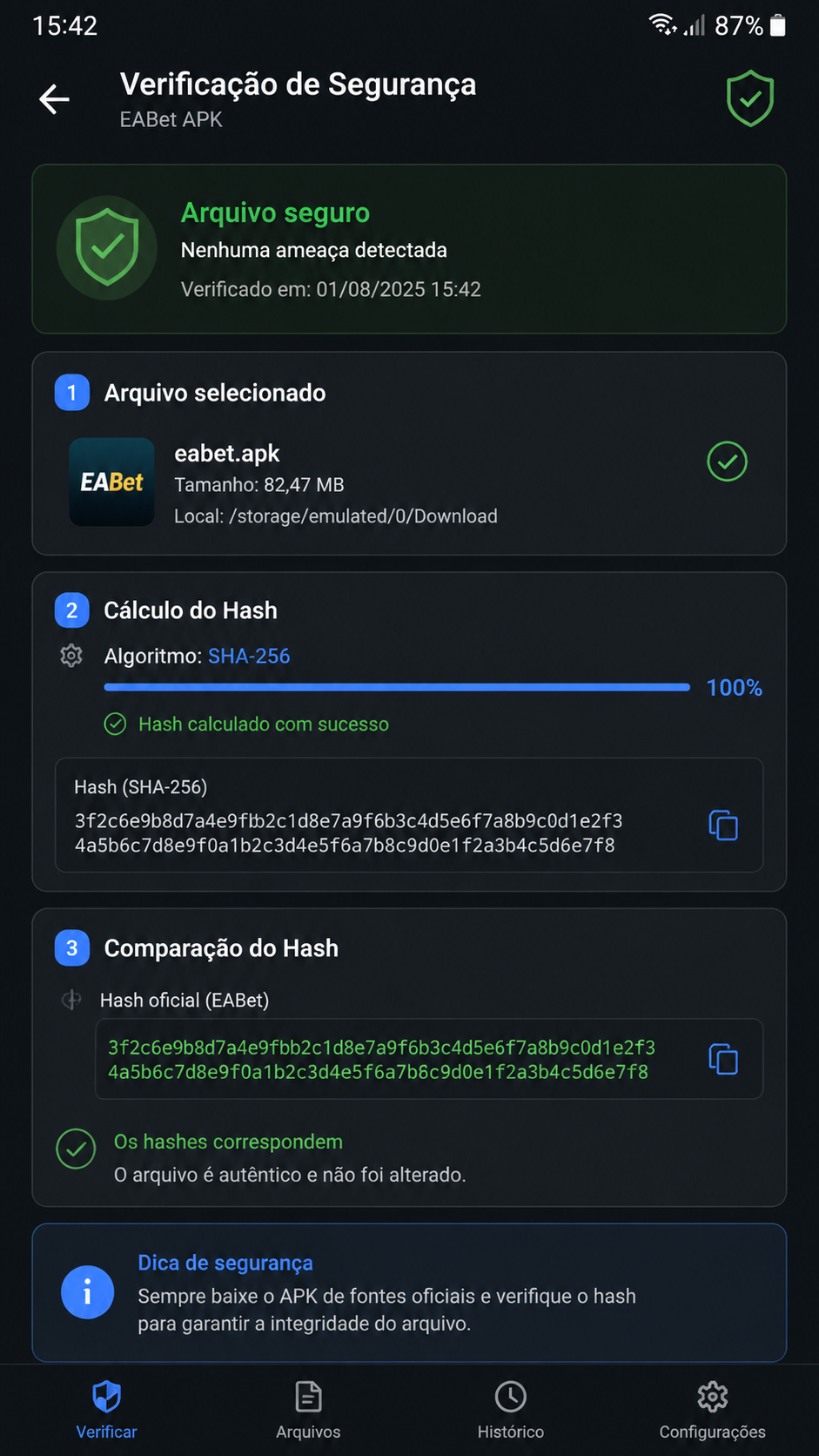 eabet screenshot