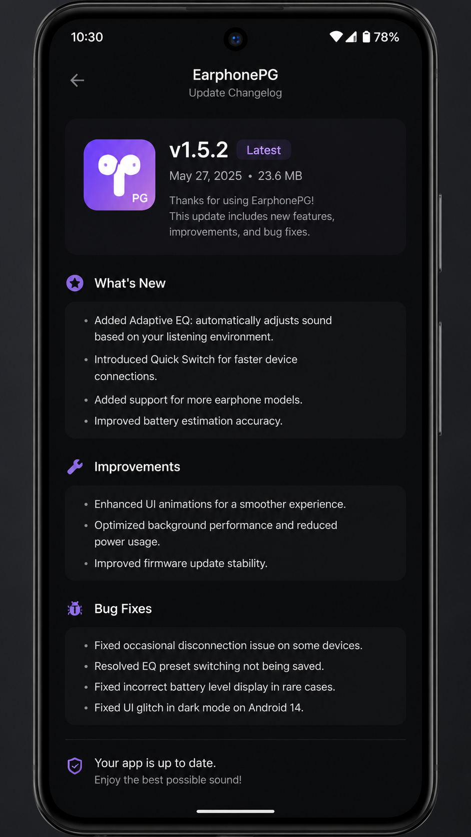 earphonepg screenshot
