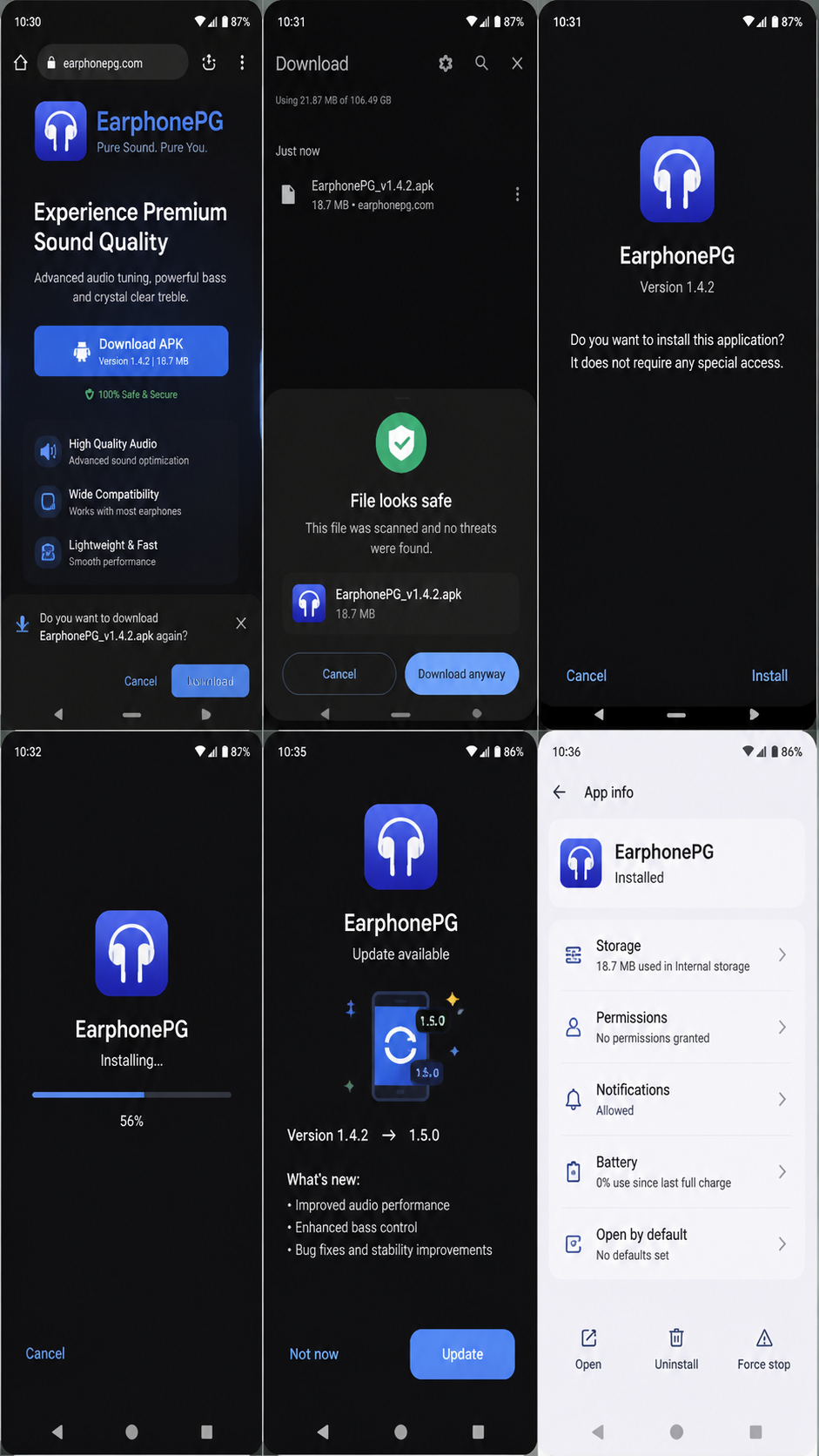 earphonepg screenshot