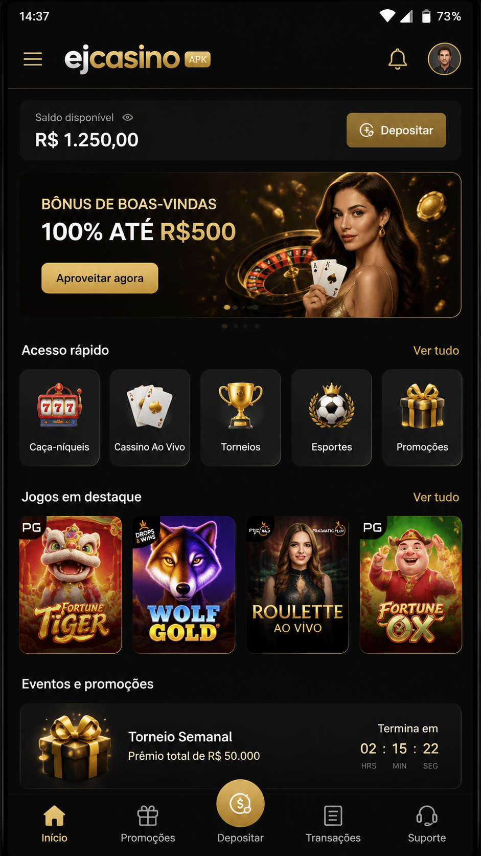ejcasino screenshot