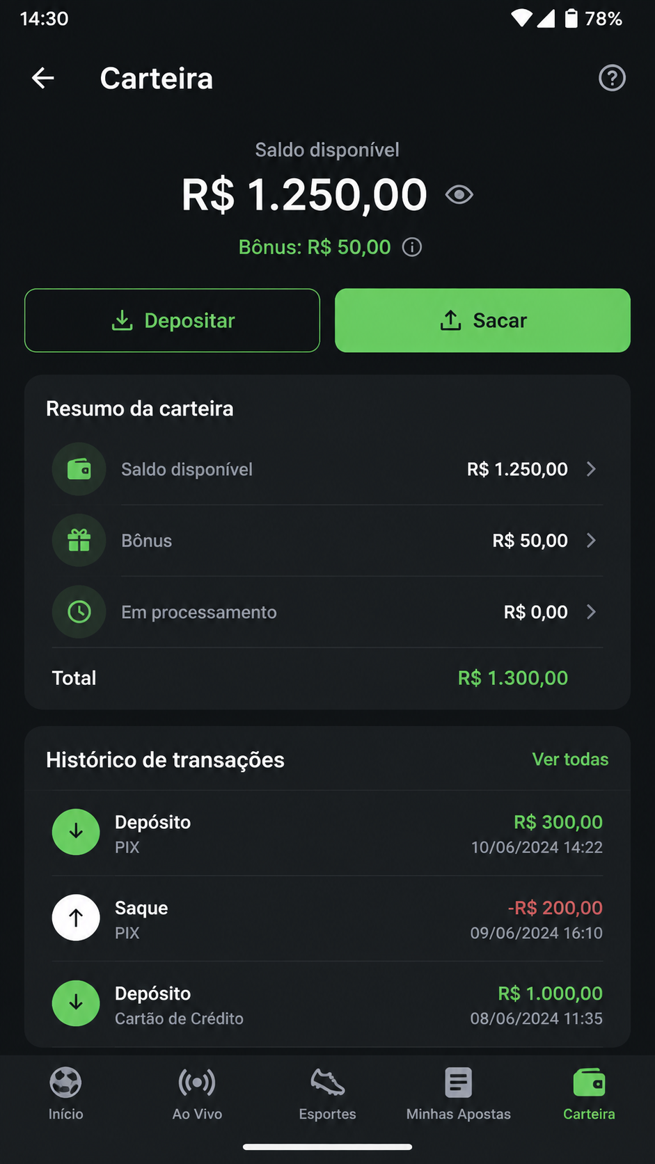 Ekkbet screenshot