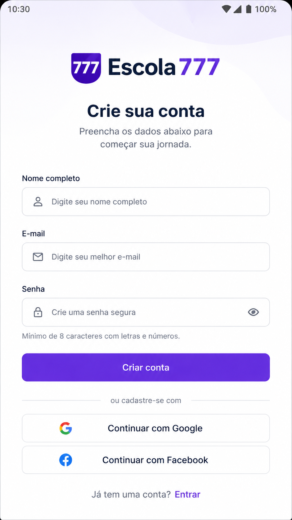 Escola777 screenshot