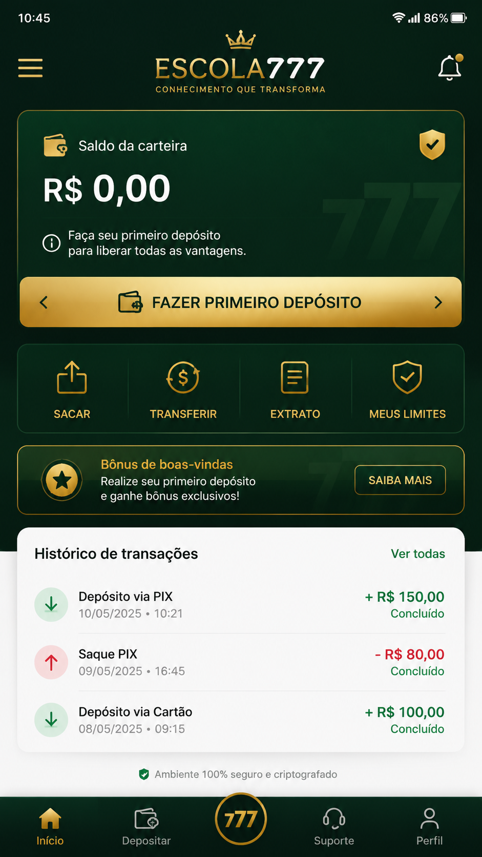 Escola777 screenshot