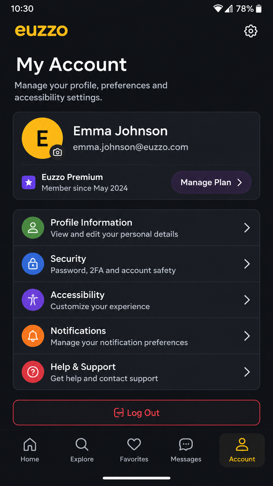 euzzo screenshot