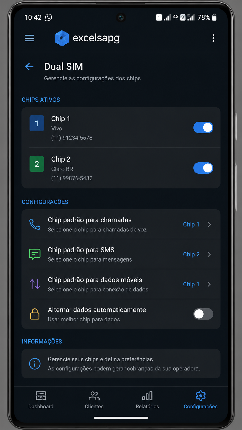 excelsapg screenshot