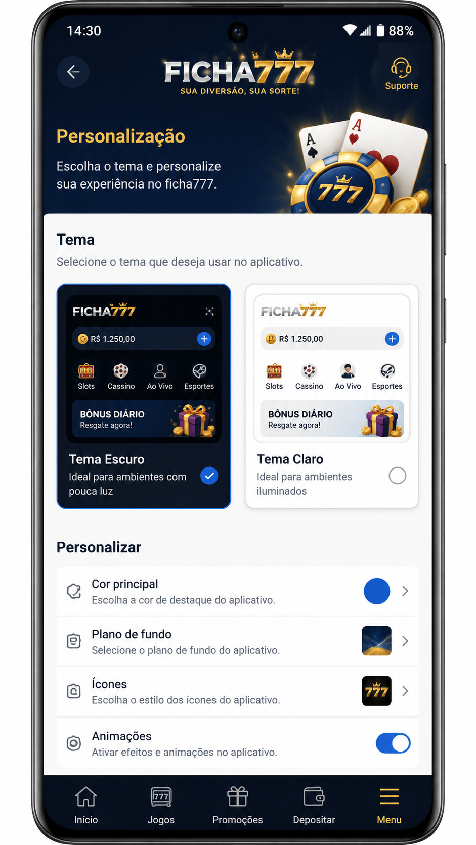 ficha777 screenshot
