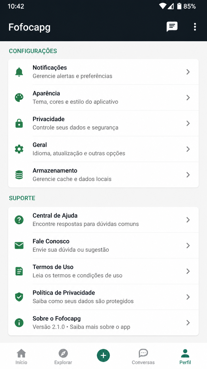 fofocapg screenshot