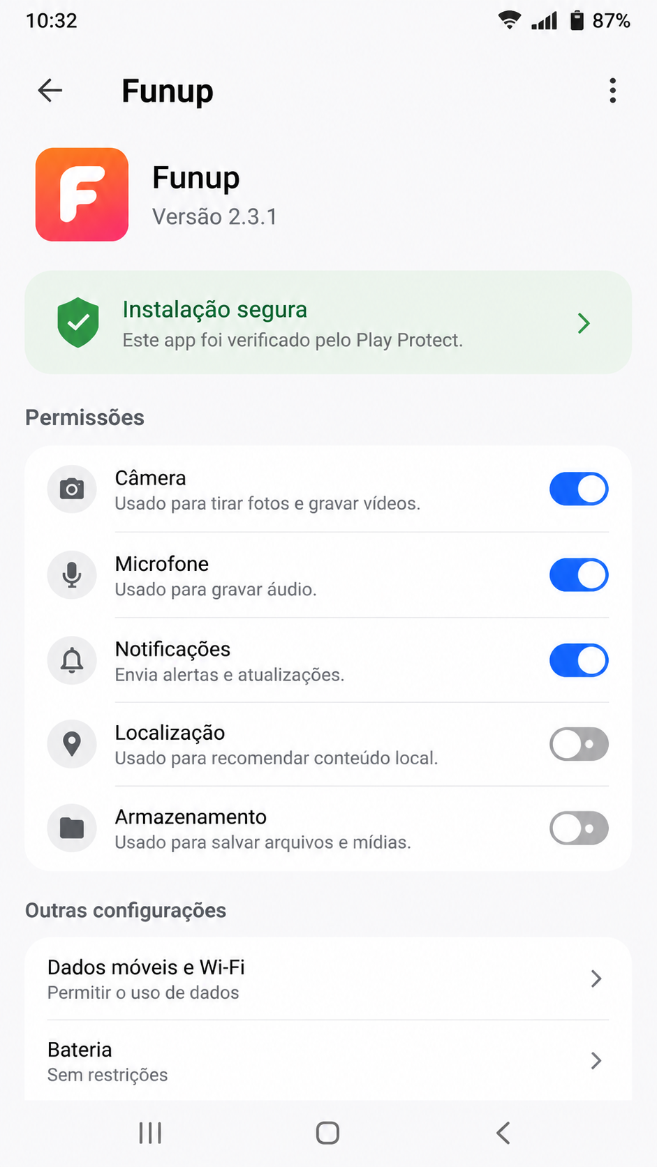 Funup screenshot