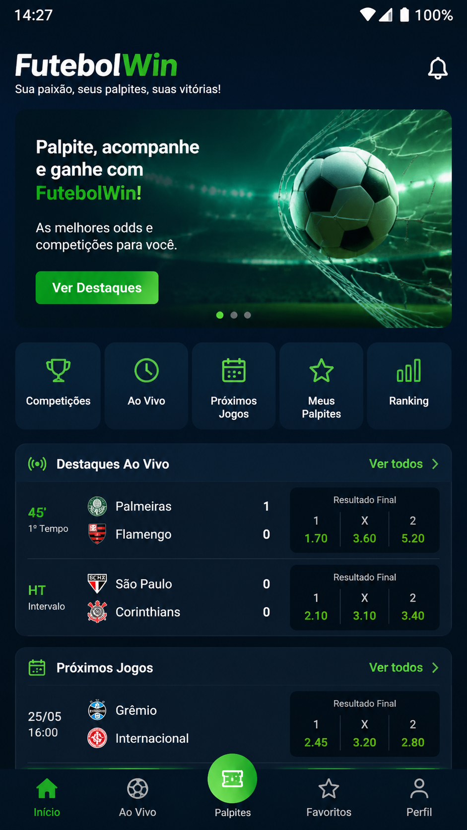 futebolwin screenshot