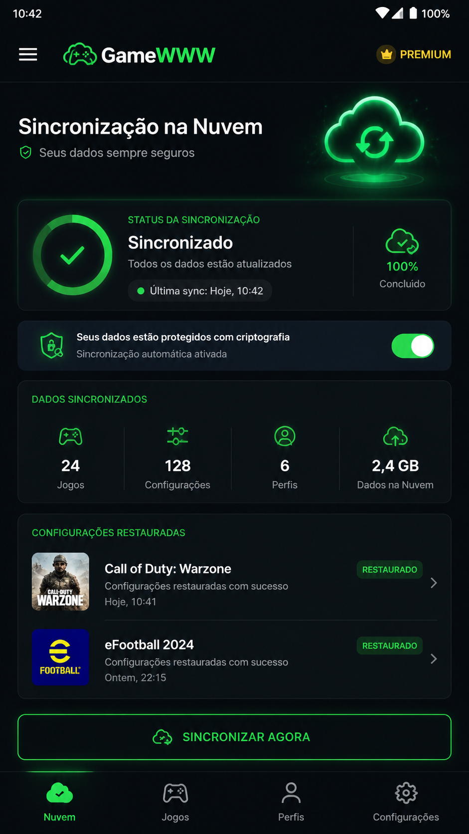 GameWWW screenshot