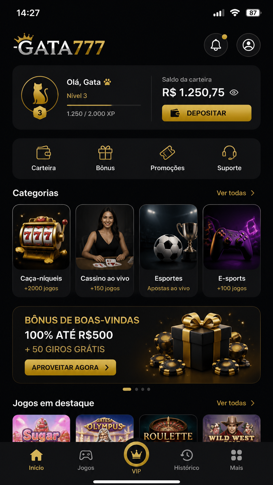 Gata777 screenshot