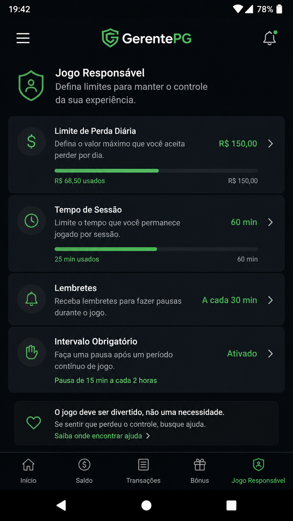 GerentePG screenshot