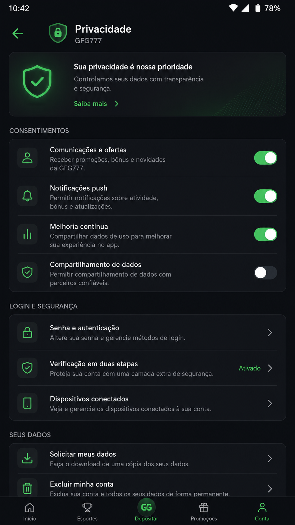 gfg777 screenshot