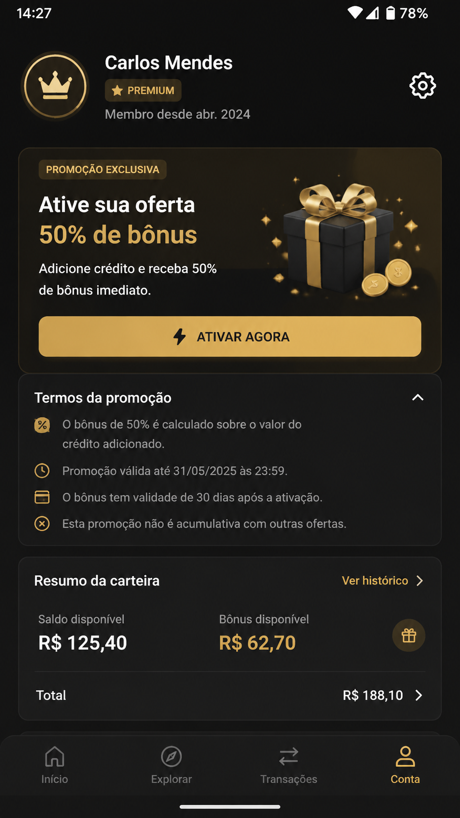 GlobaisBet screenshot