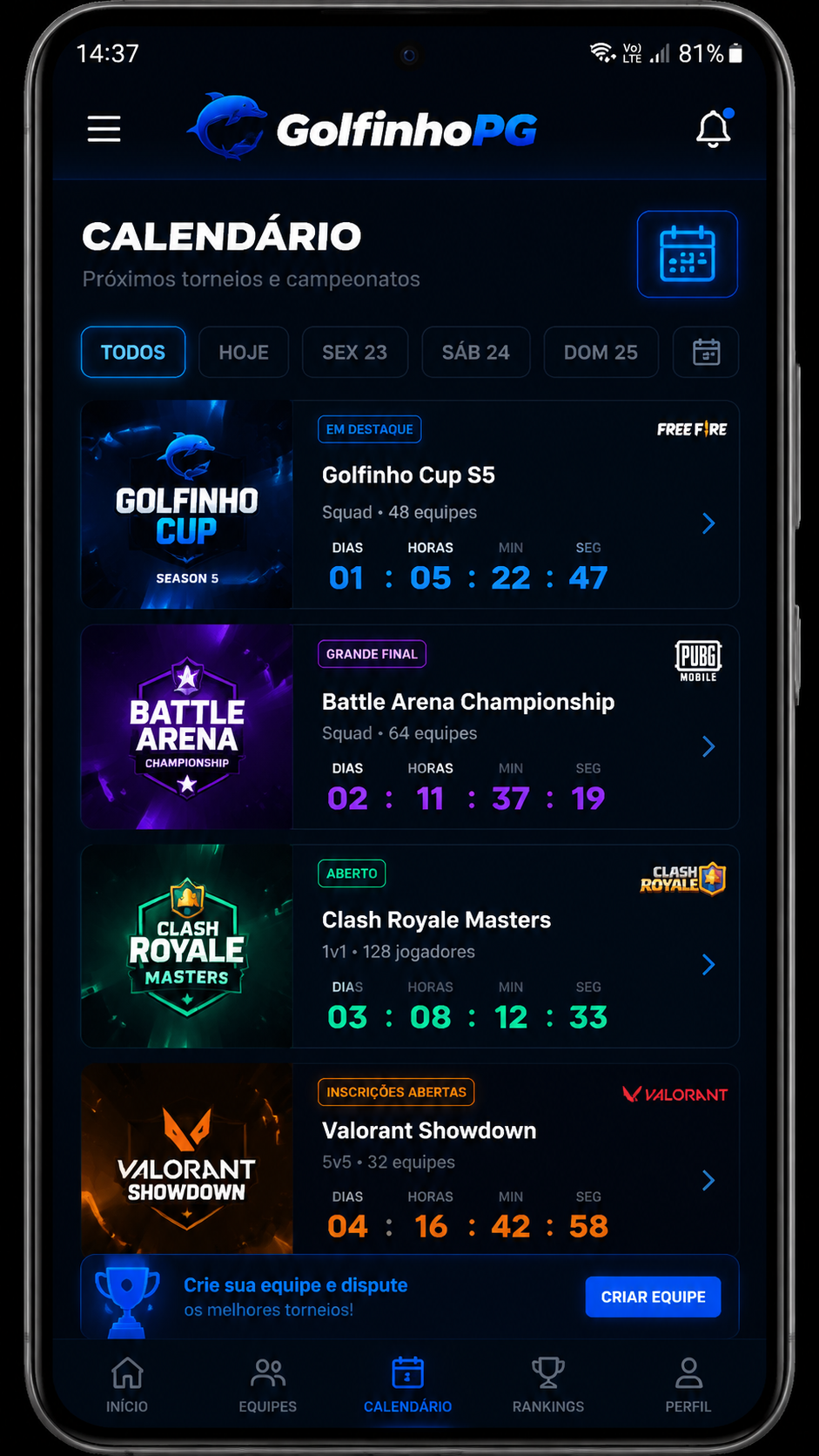 GolfinhoPG screenshot