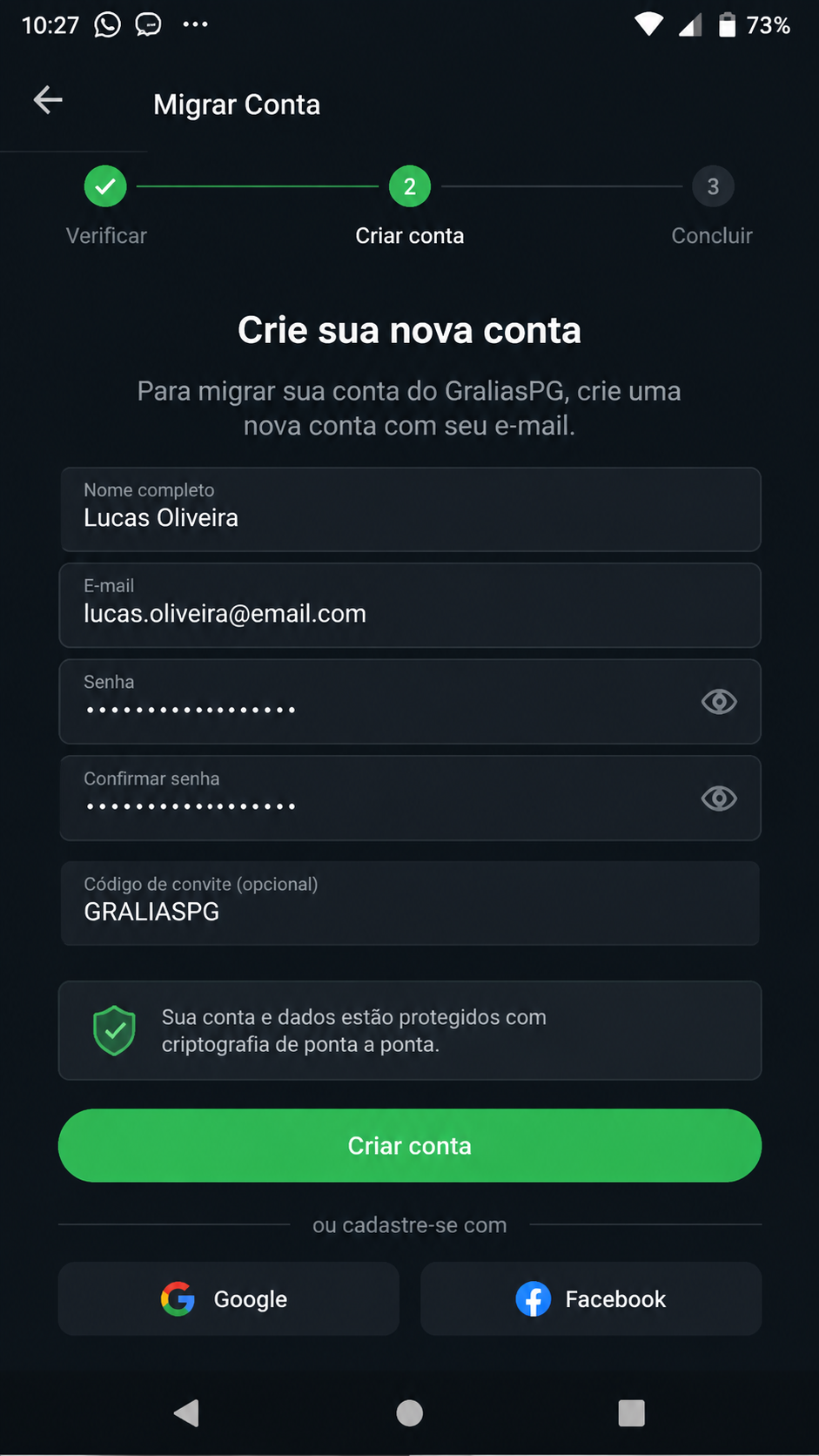 graliaspg screenshot