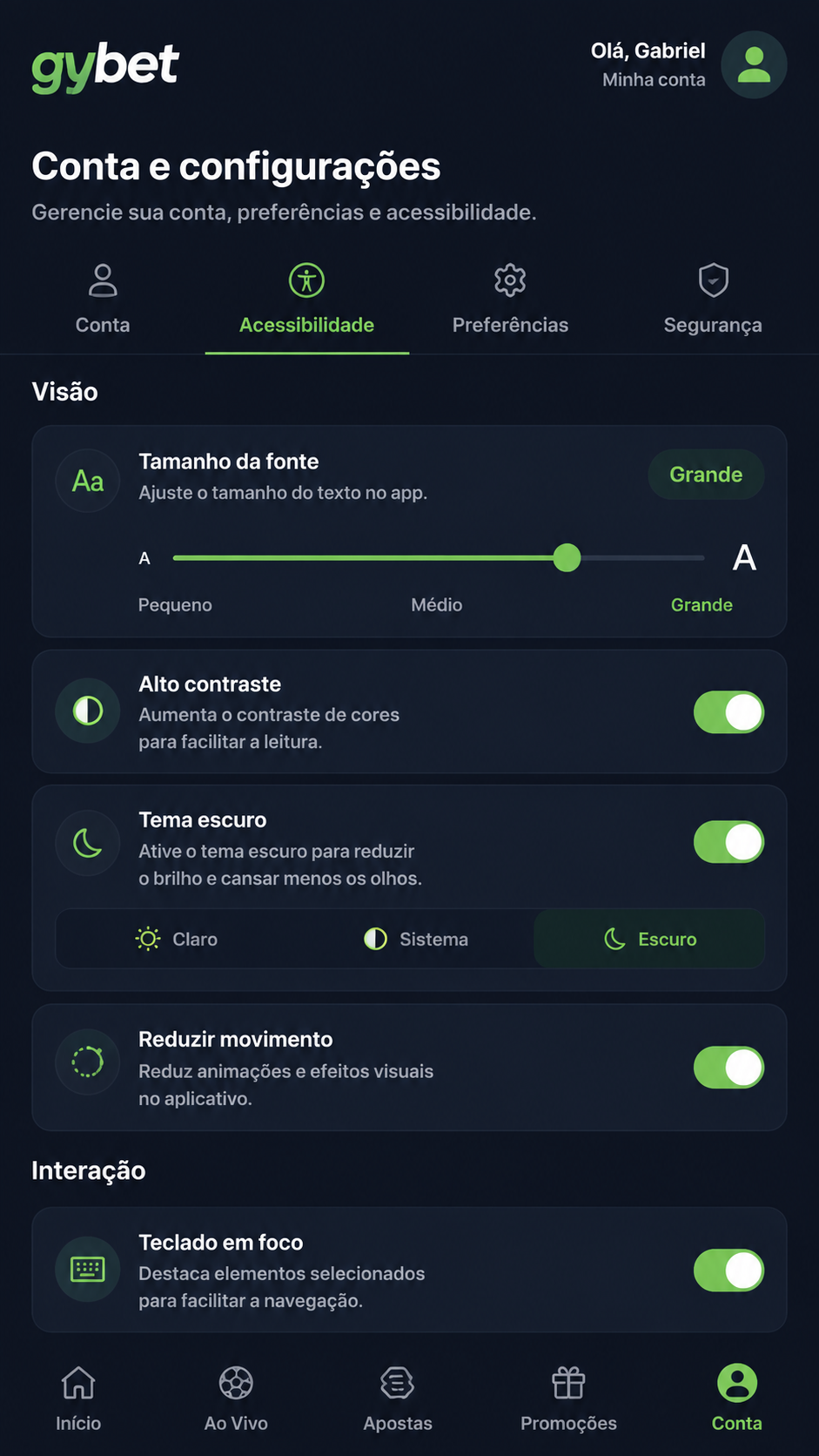 gybet screenshot