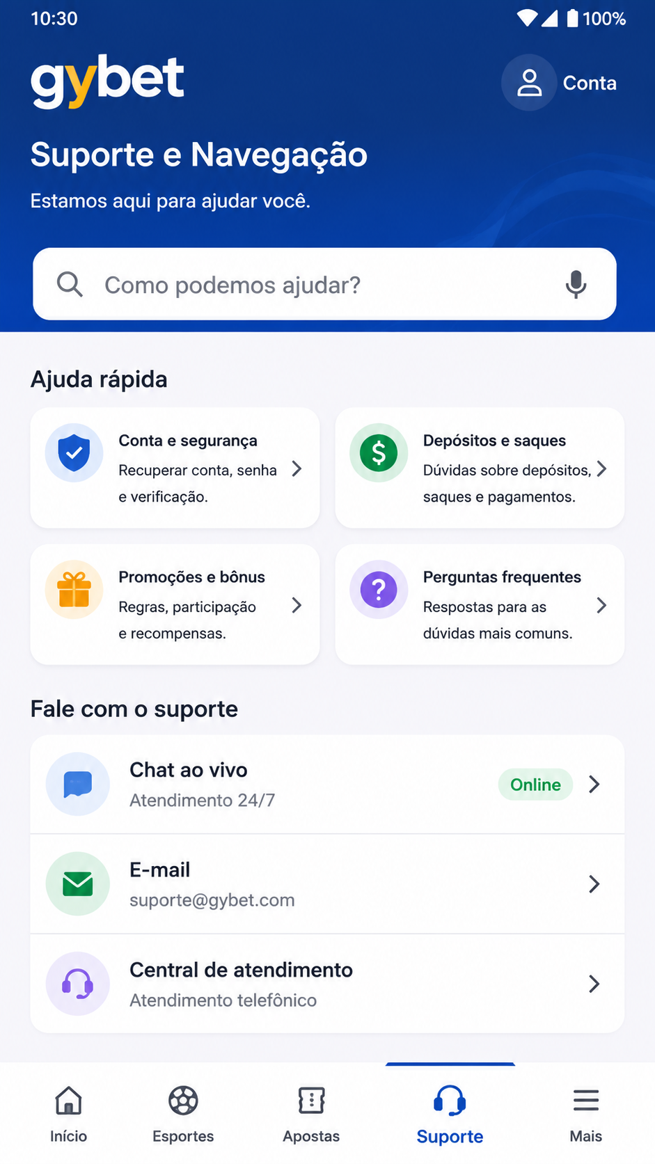 gybet screenshot