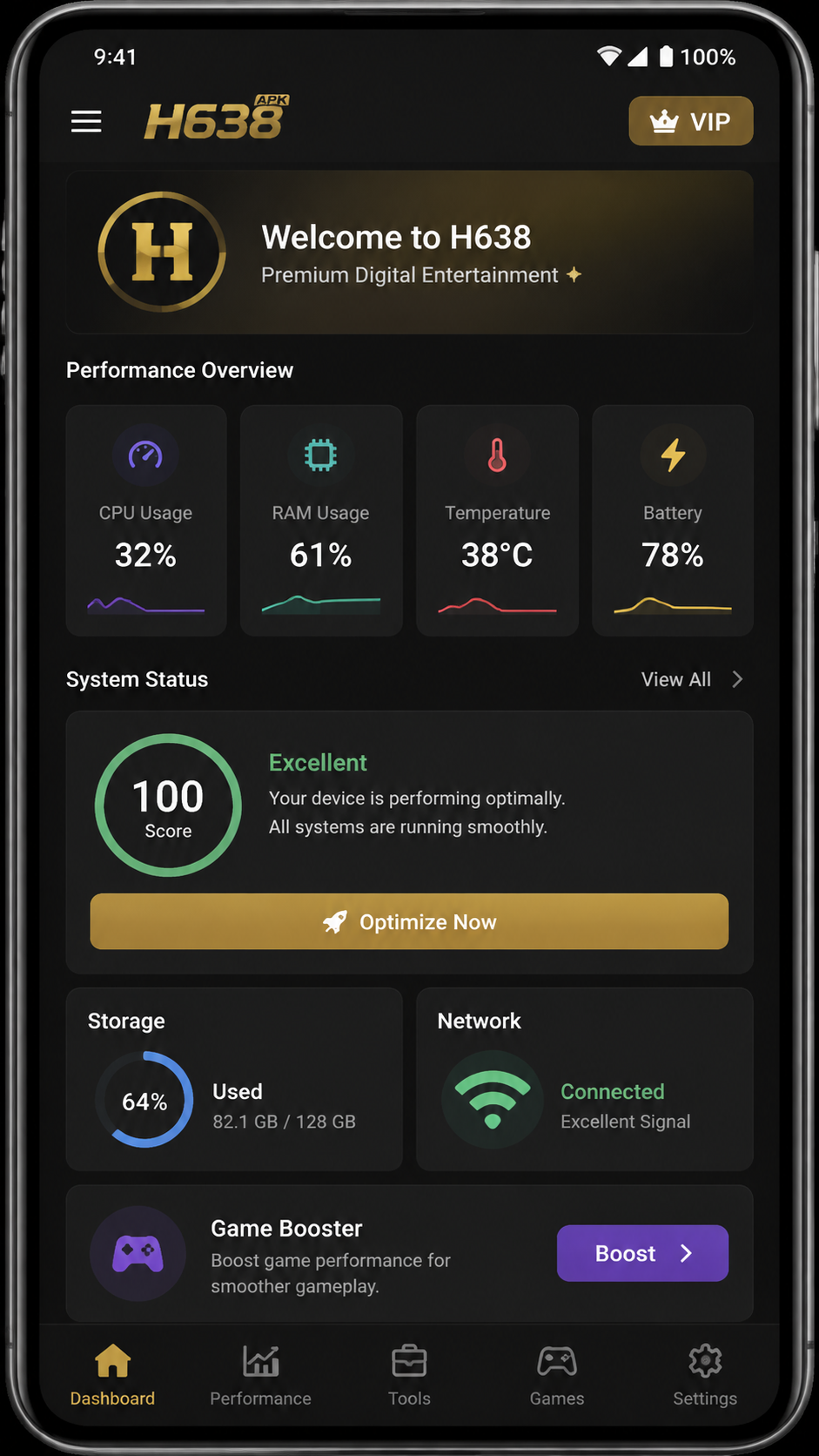 h638 screenshot