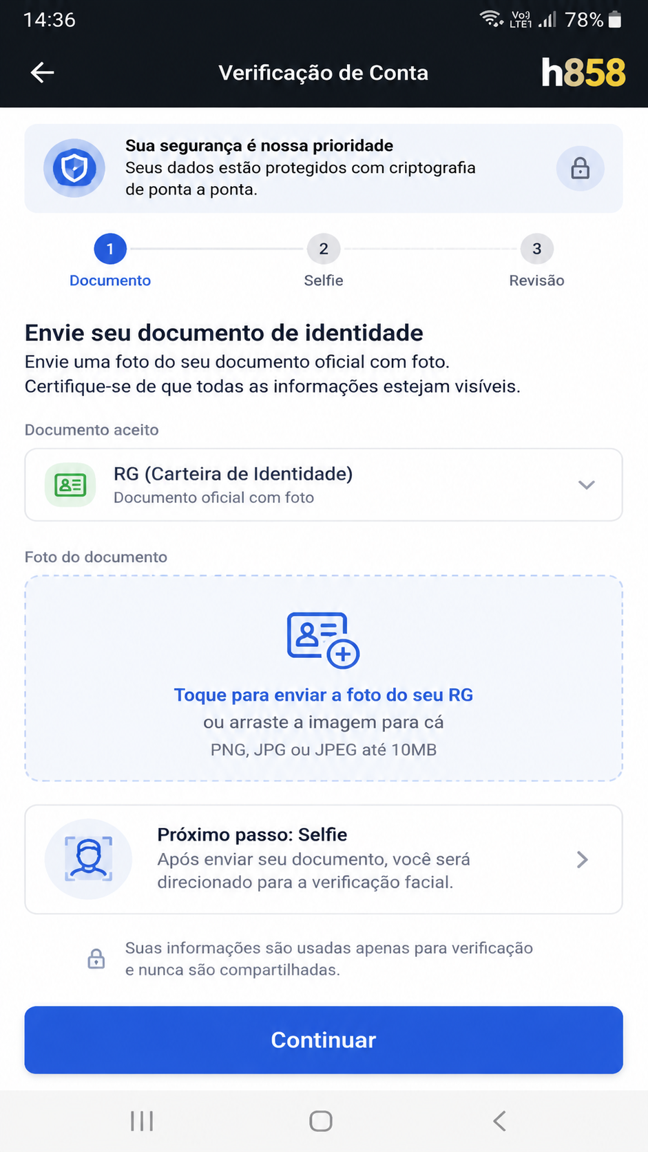 h858 screenshot