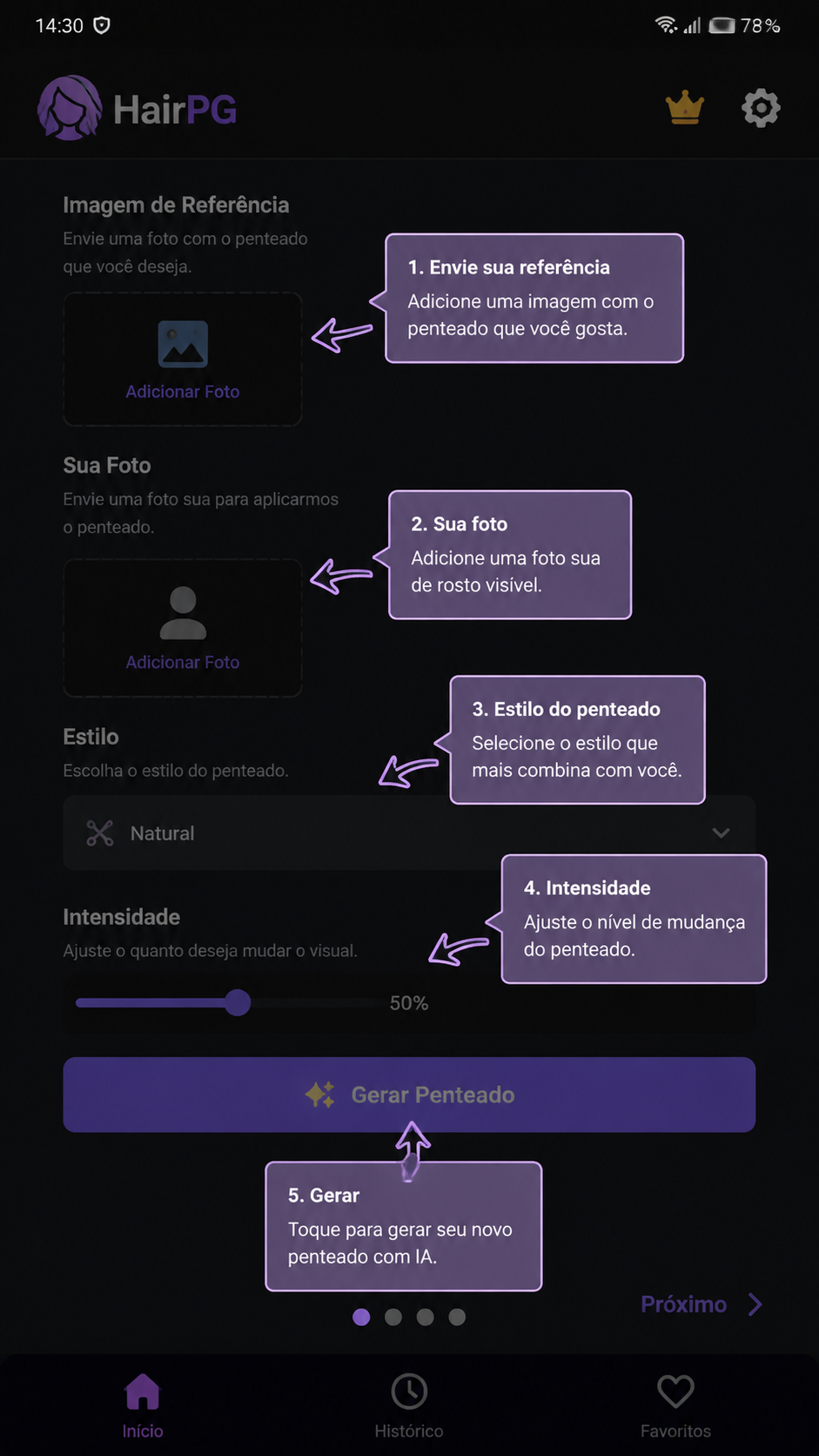 hairpg screenshot