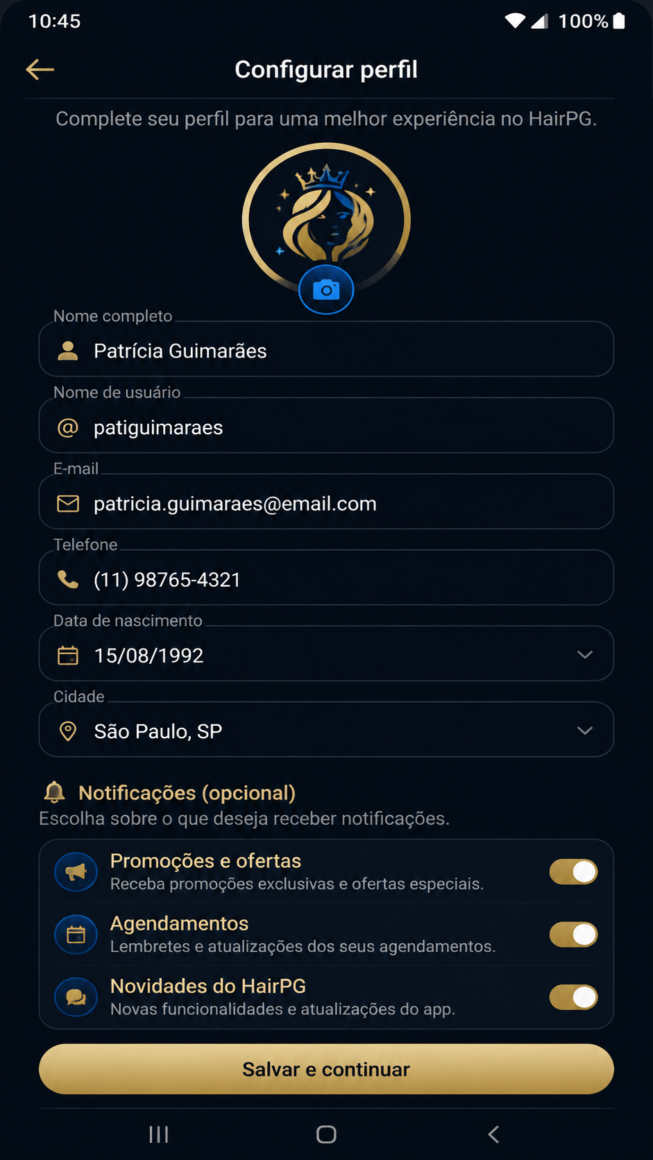 hairpg screenshot