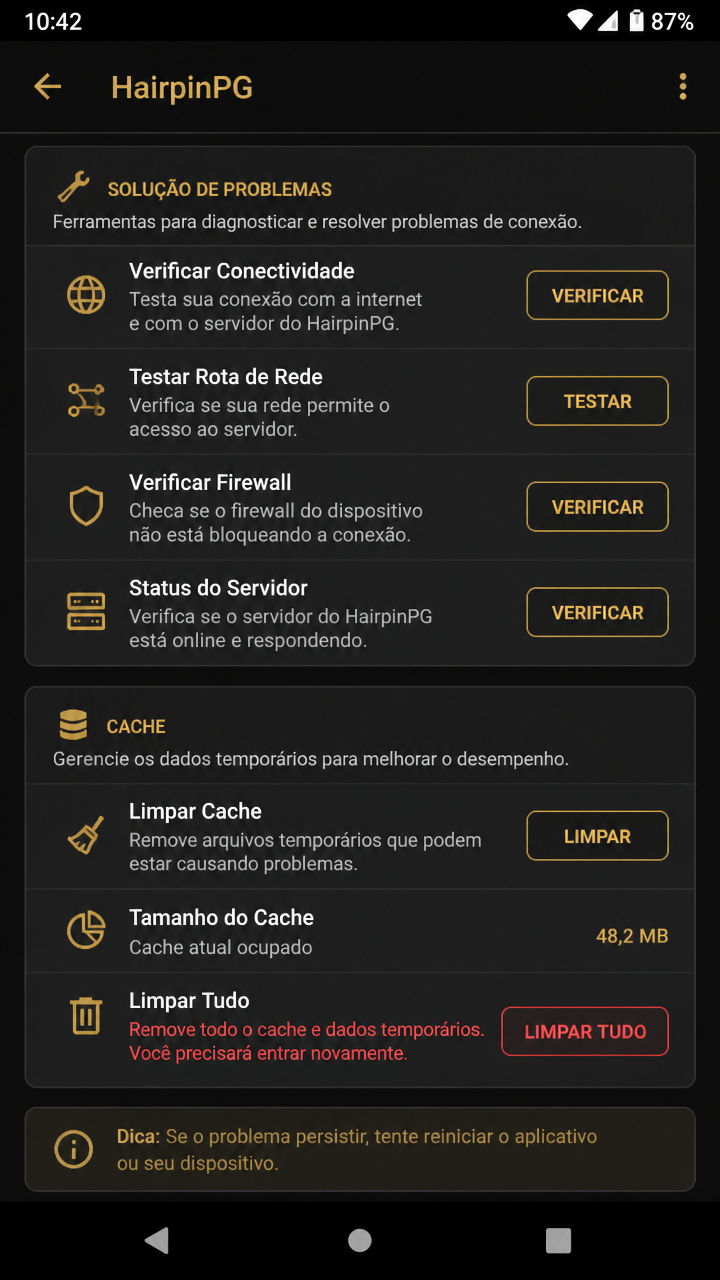 HairpinPG screenshot