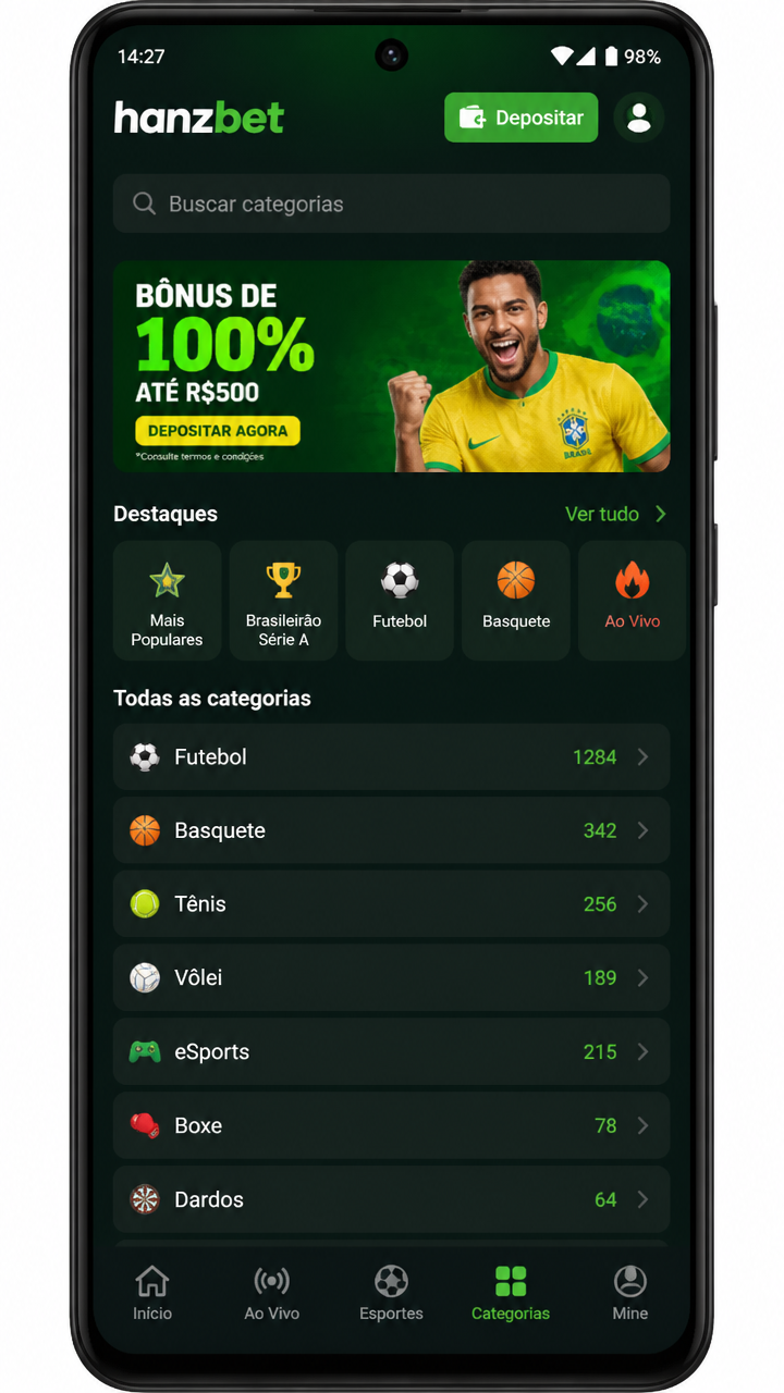 hanzbet screenshot