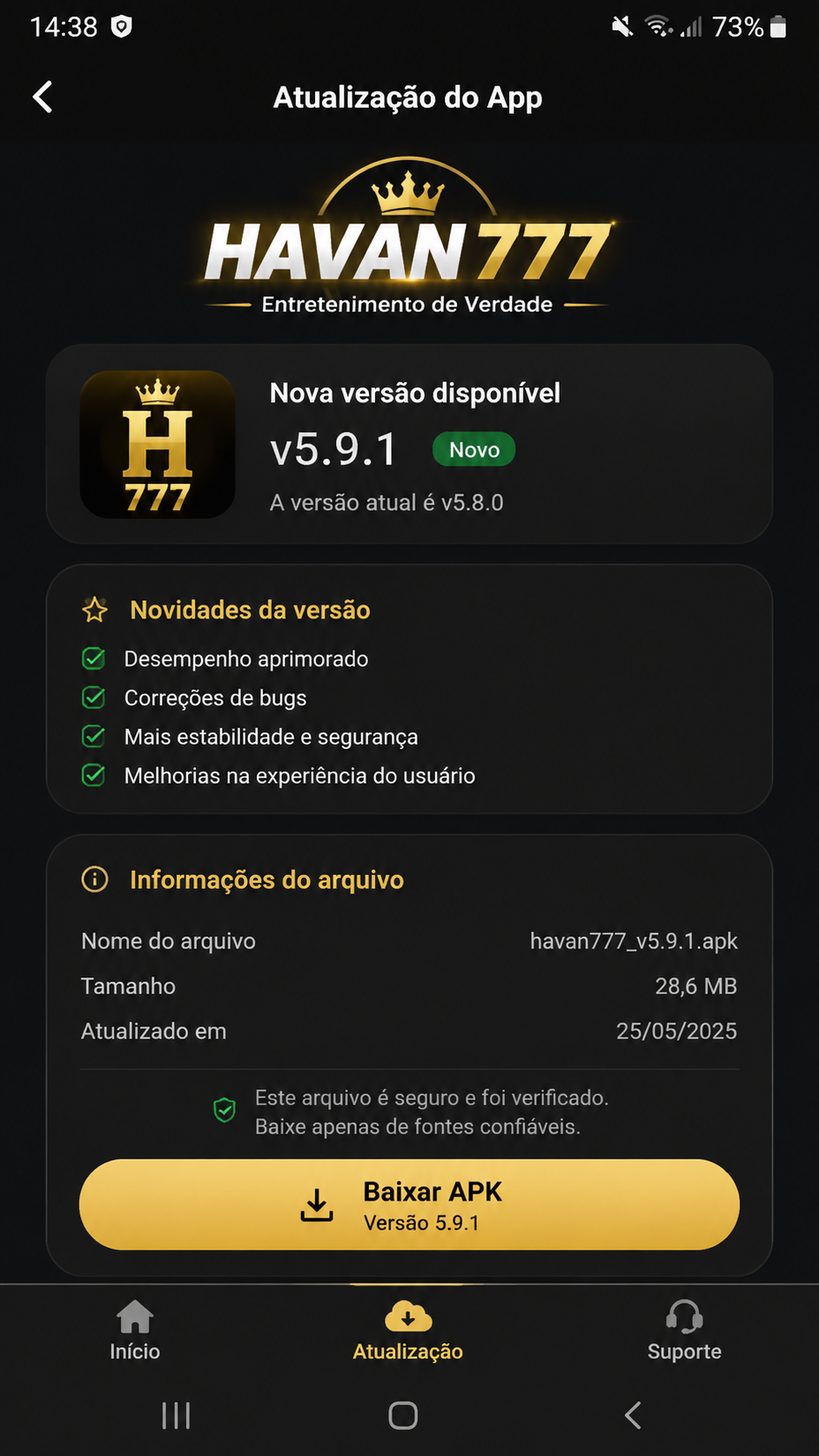 havan777 screenshot