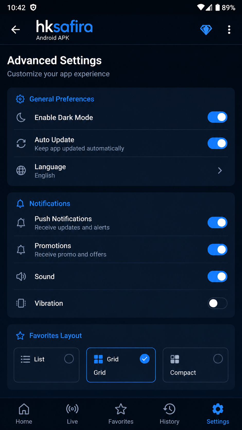 hksafira screenshot