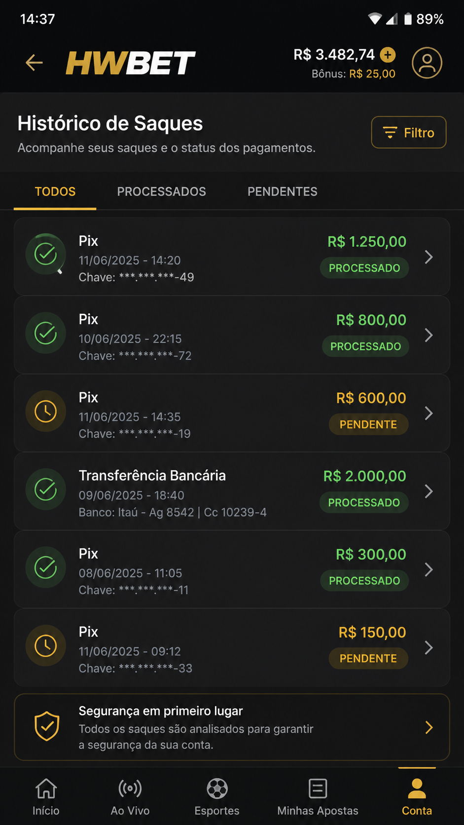 hwbet screenshot