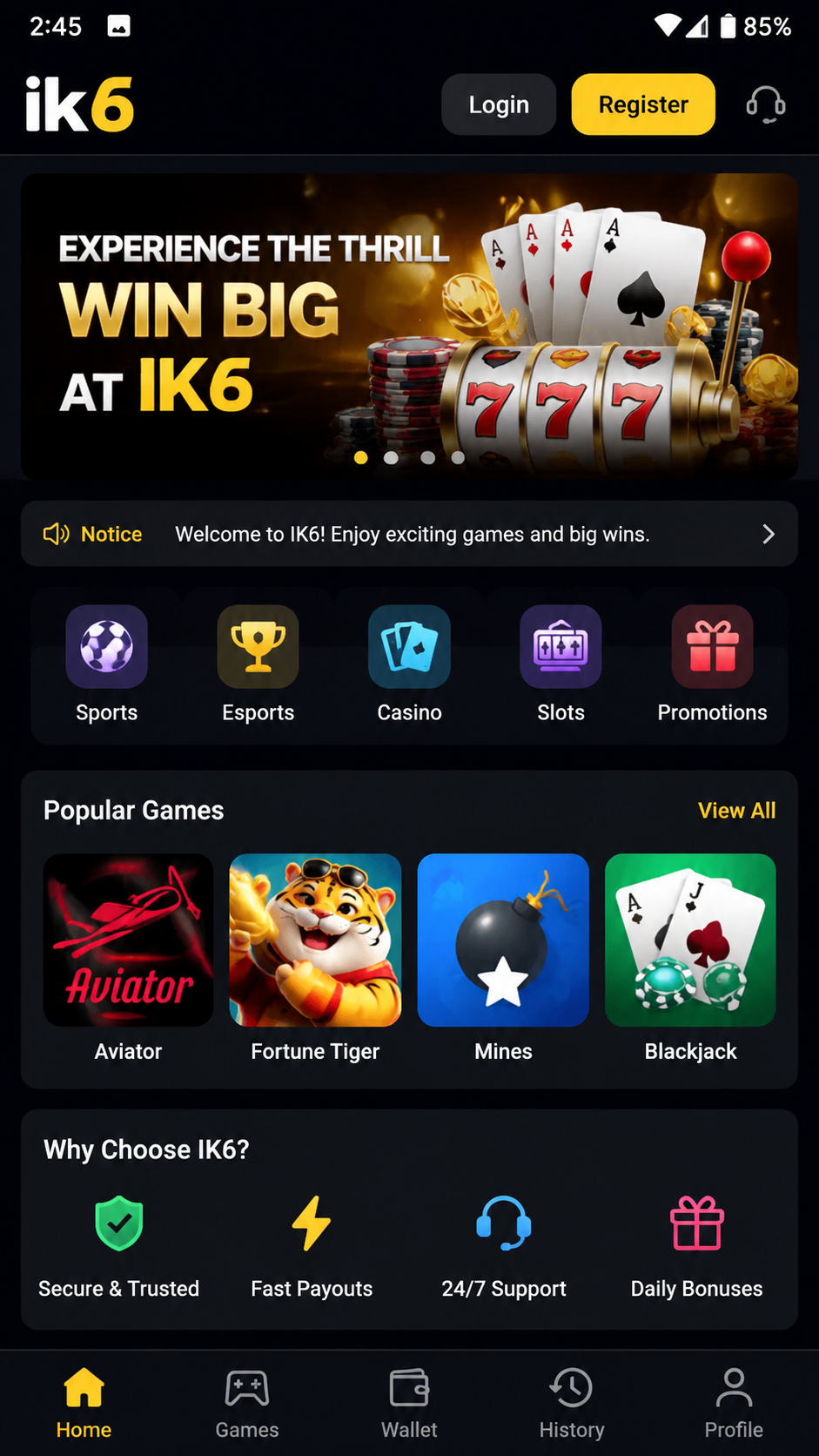 ik6 screenshot