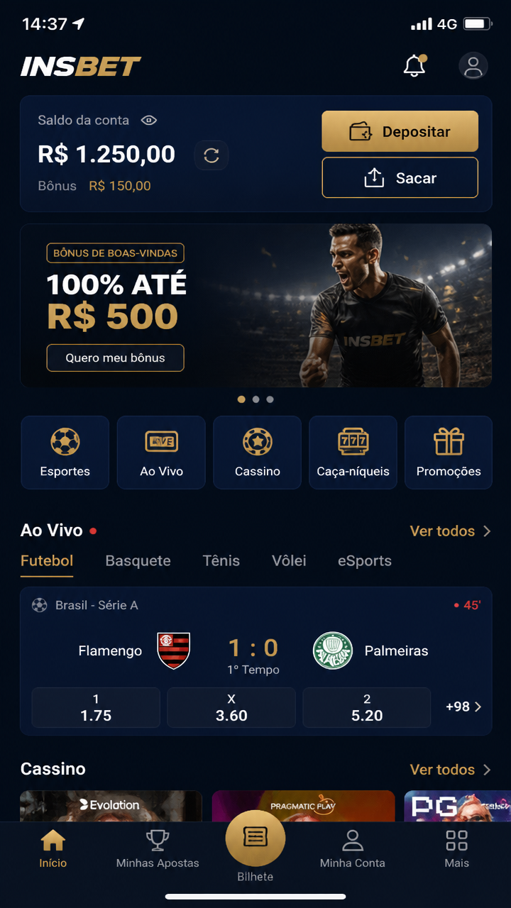 Insbet screenshot