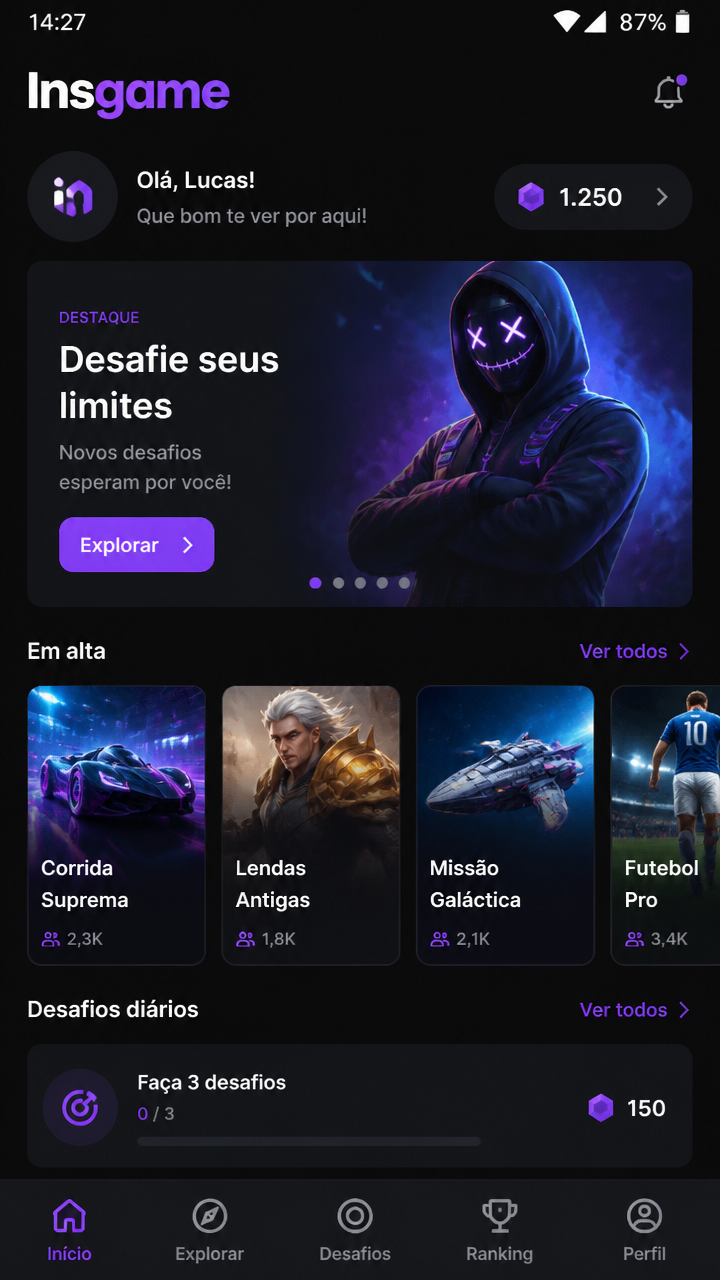 Insgame screenshot