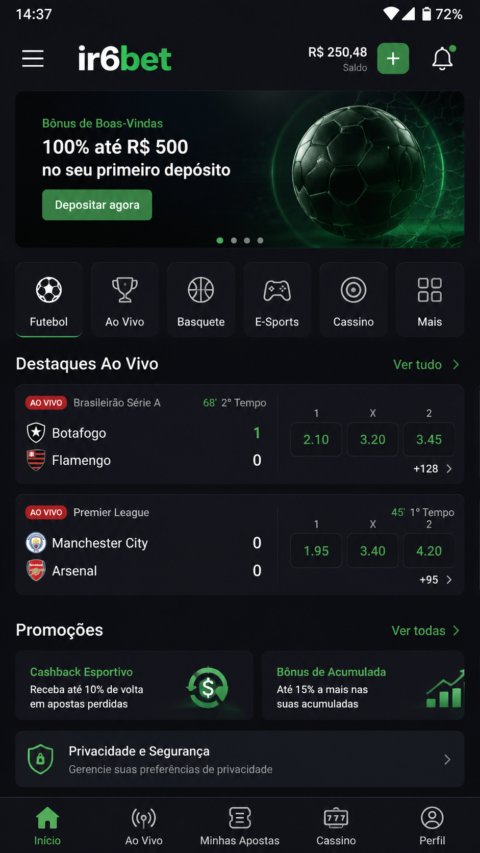 ir6bet screenshot