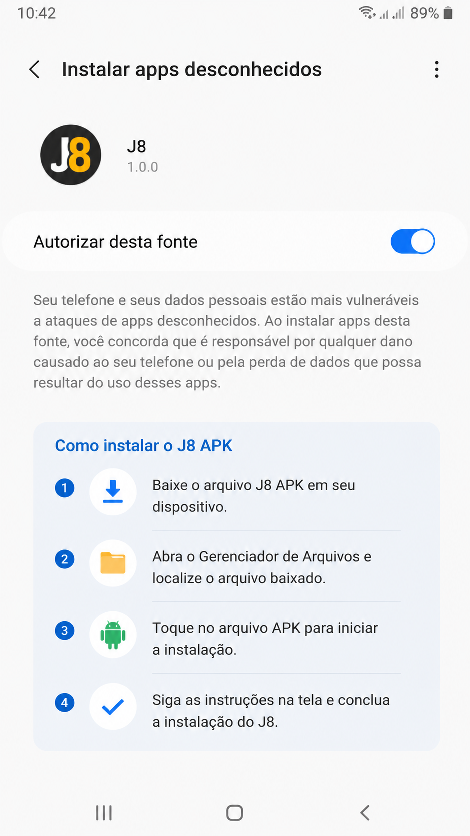 j8 screenshot