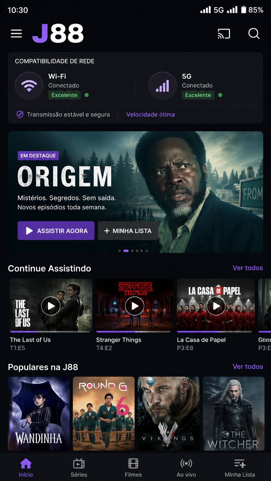 J88 captura de tela Android