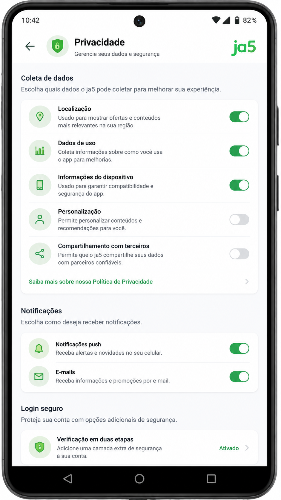 ja5 screenshot