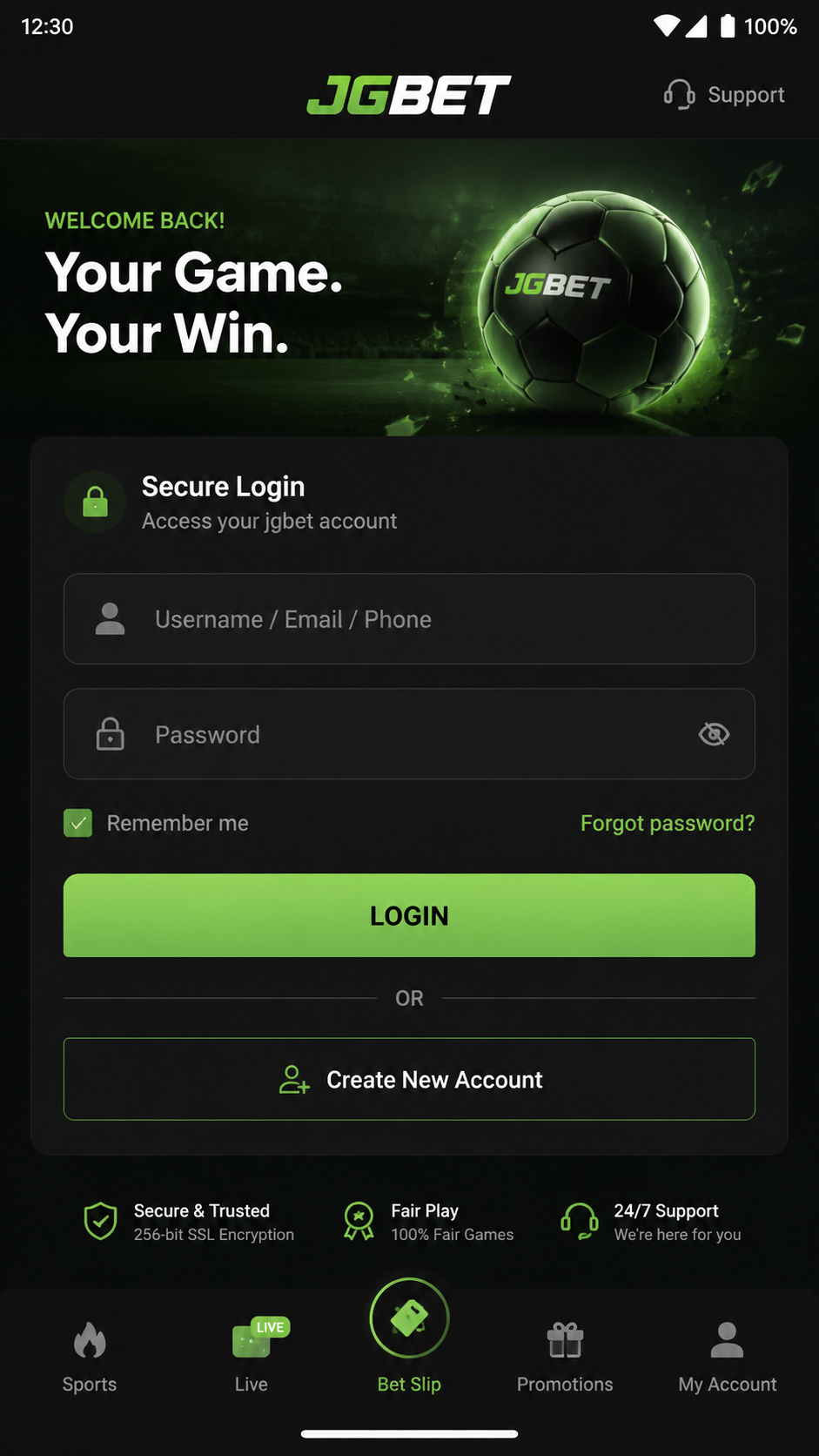 jgbet screenshot