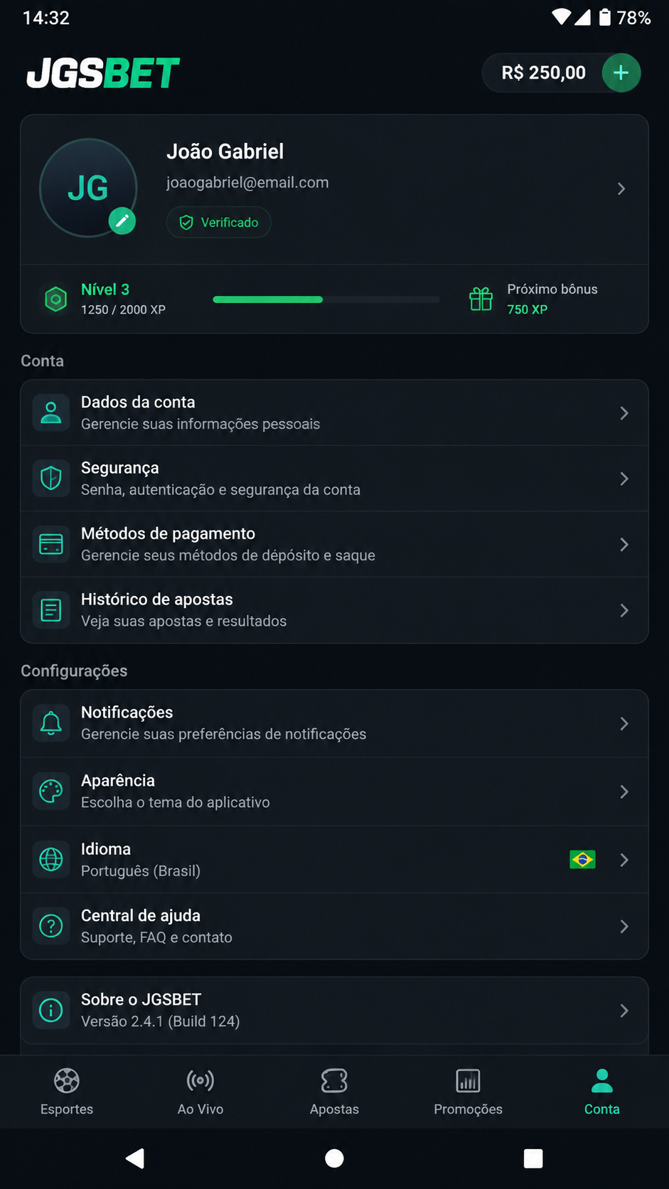 jgsbet screenshot
