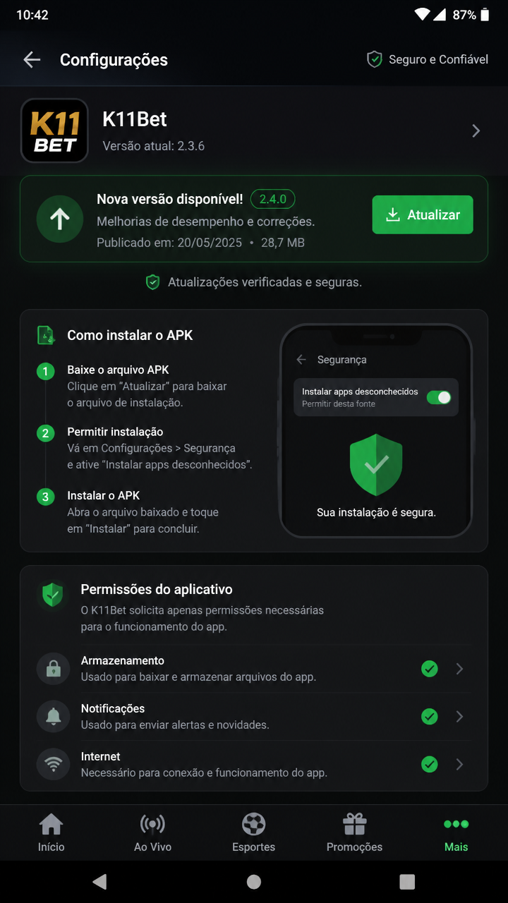 k11bet screenshot